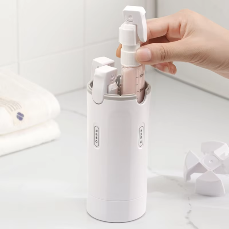 Dry Shampoo Travel - Przenośny, szczelny zestaw dozowników podróżnych 4