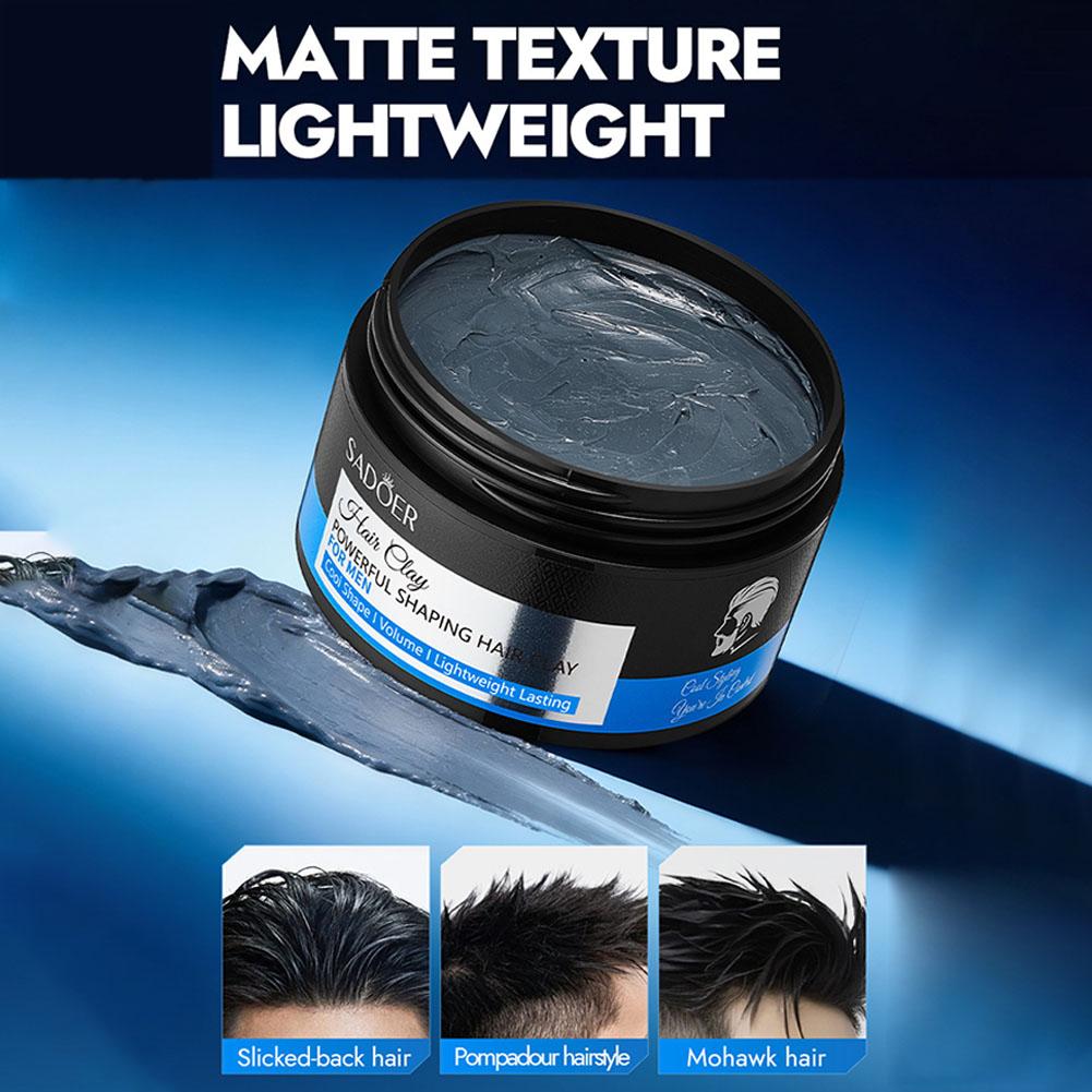 Hair Care For Men - Męska glinka do stylizacji włosów, mocne