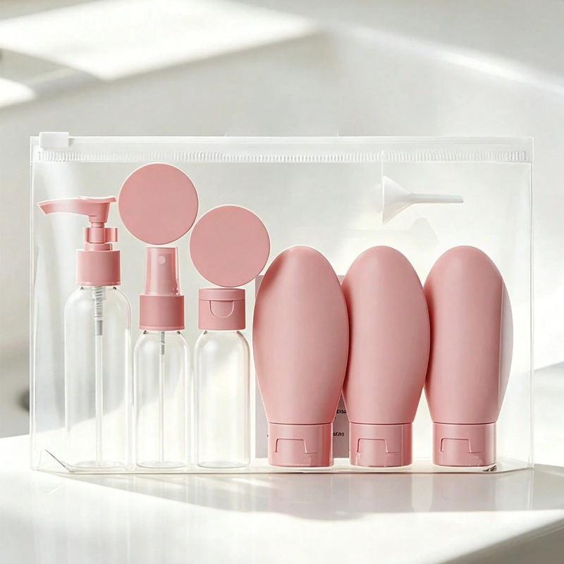 Dry Shampoo Travel - 11-częściowy zestaw podróżny z butelkami wielokrotnego