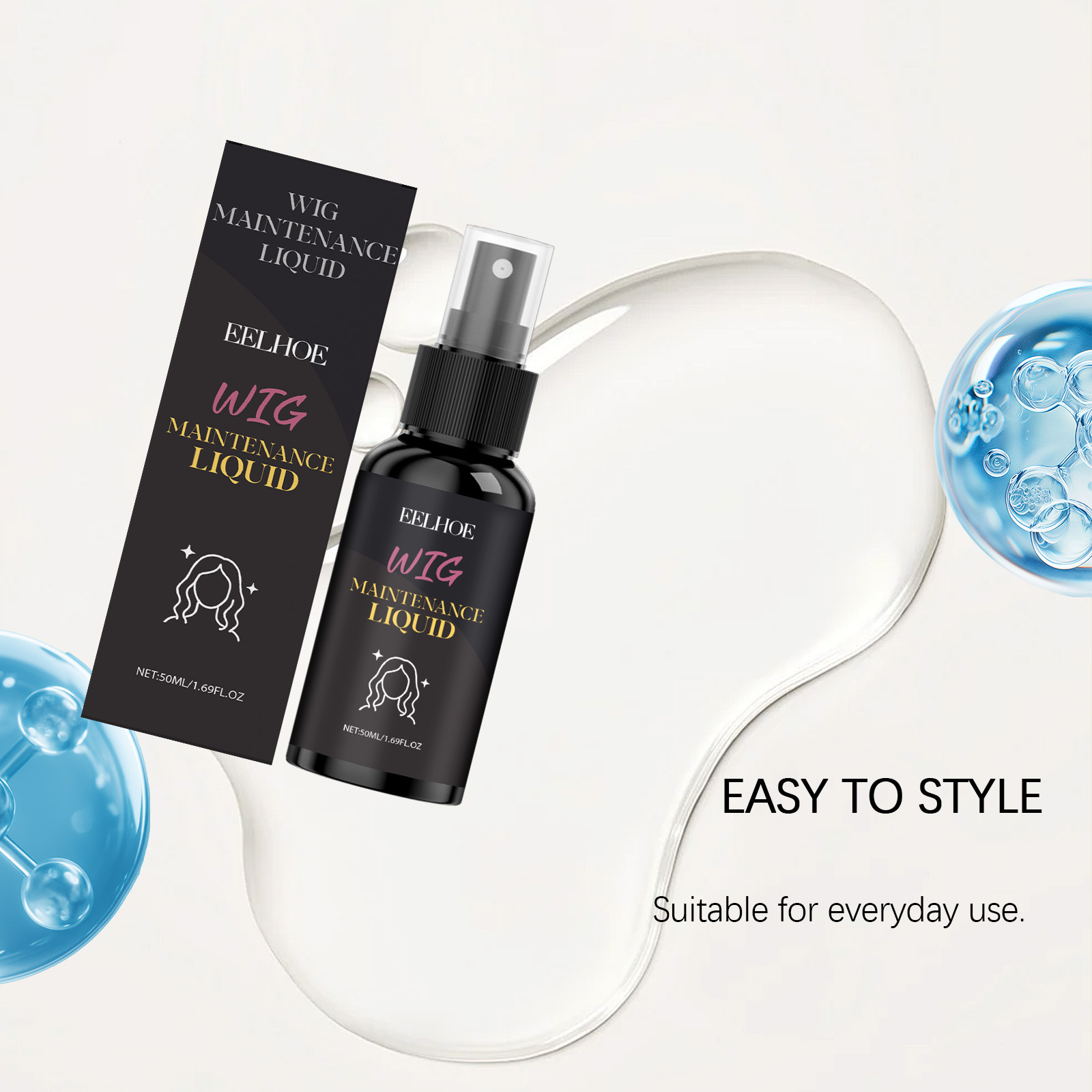 Eelhoe Kokosowy Spray do Włosó – Hair Care For Curly Dry Hair recenzja i cena