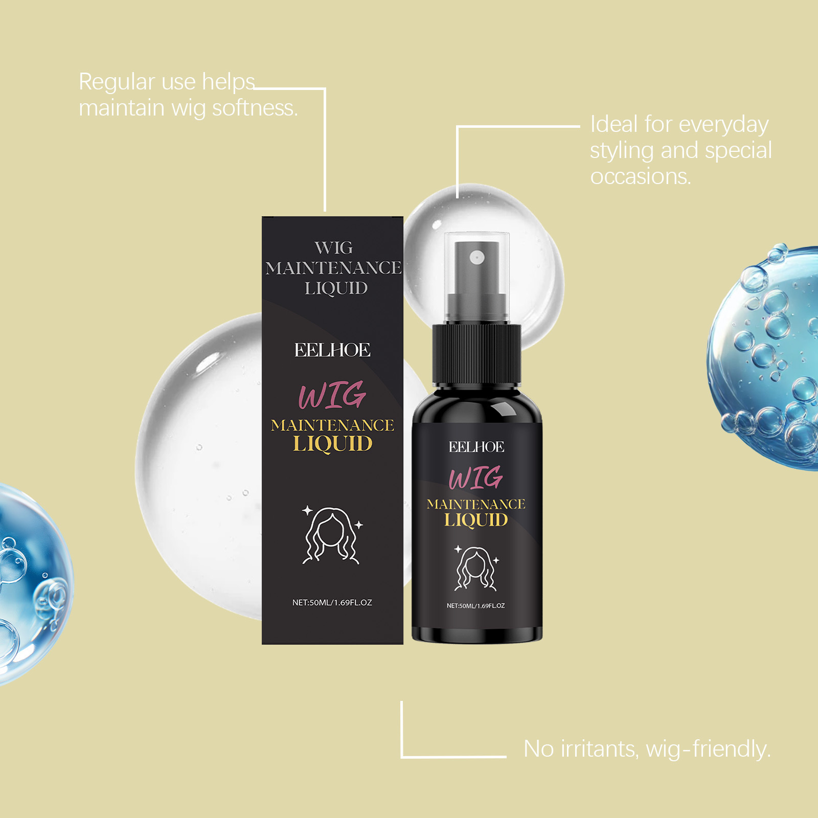 Eelhoe Kokosowy Spray do Włosó – Hair Care For Curly Dry Hair recenzja i cena