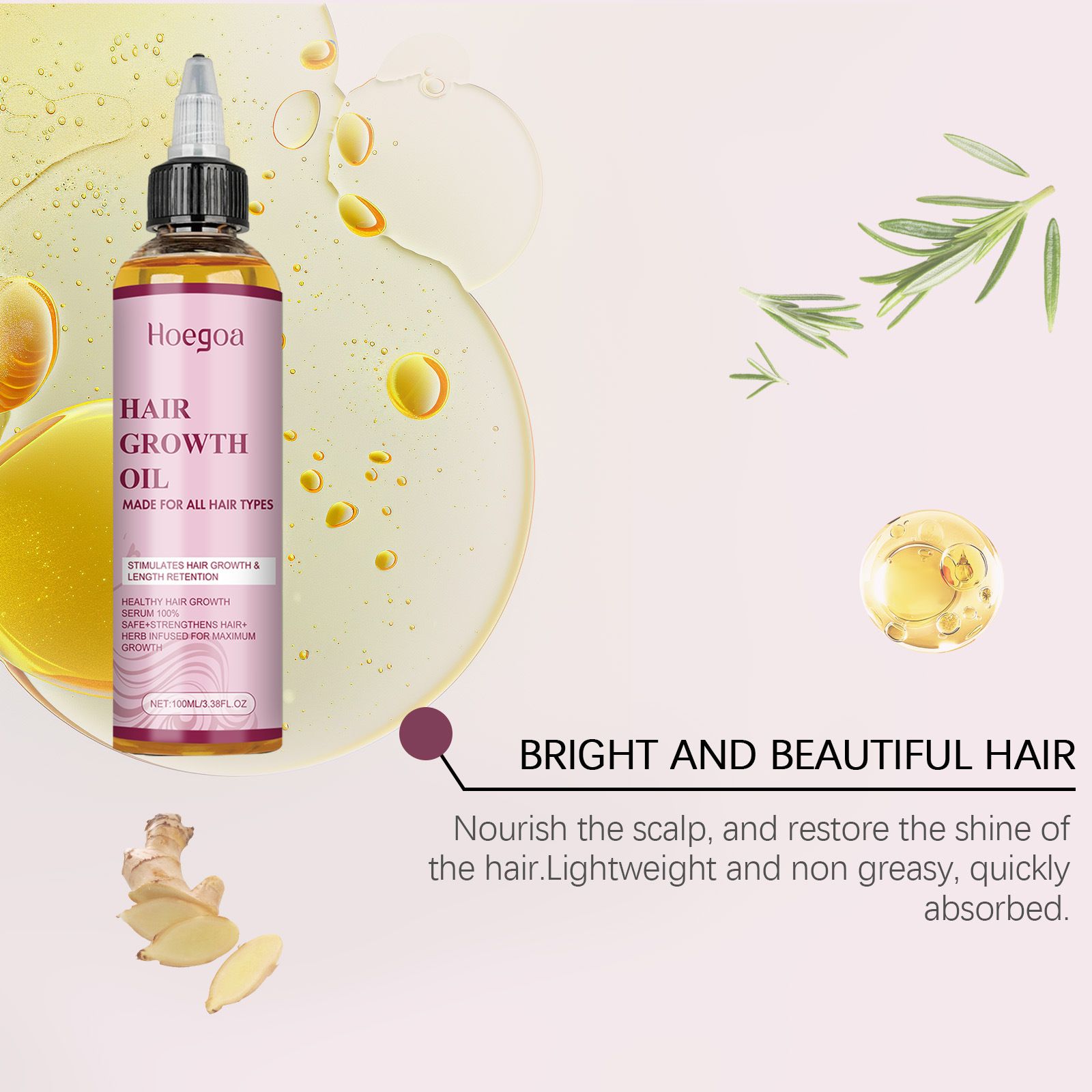 Olejek na porost włosów, napra – Hair Care Frizzy Hair recenzja i cena