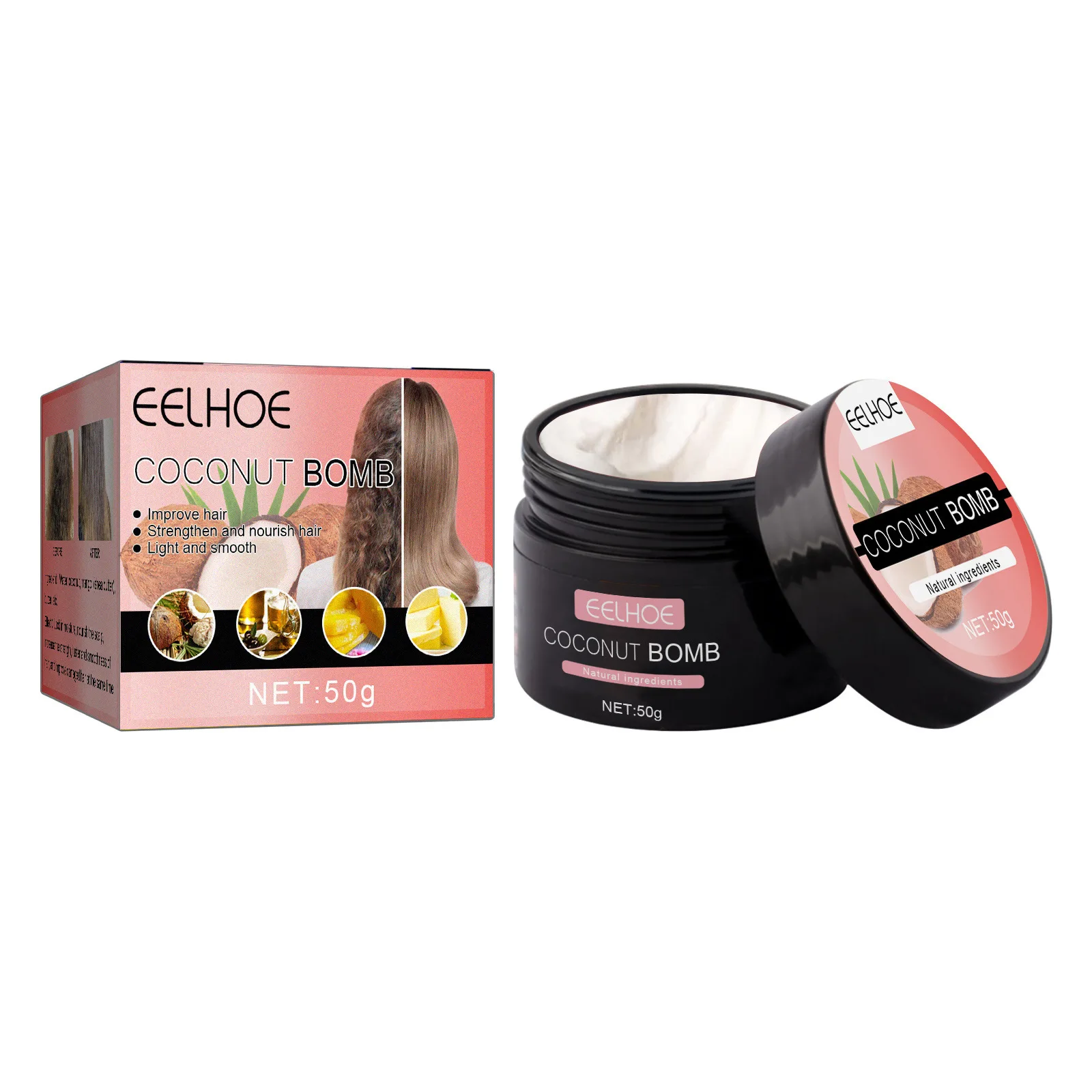 Maska do włosów z kokosem, odż – Hair Care Frizzy Hair recenzja i cena