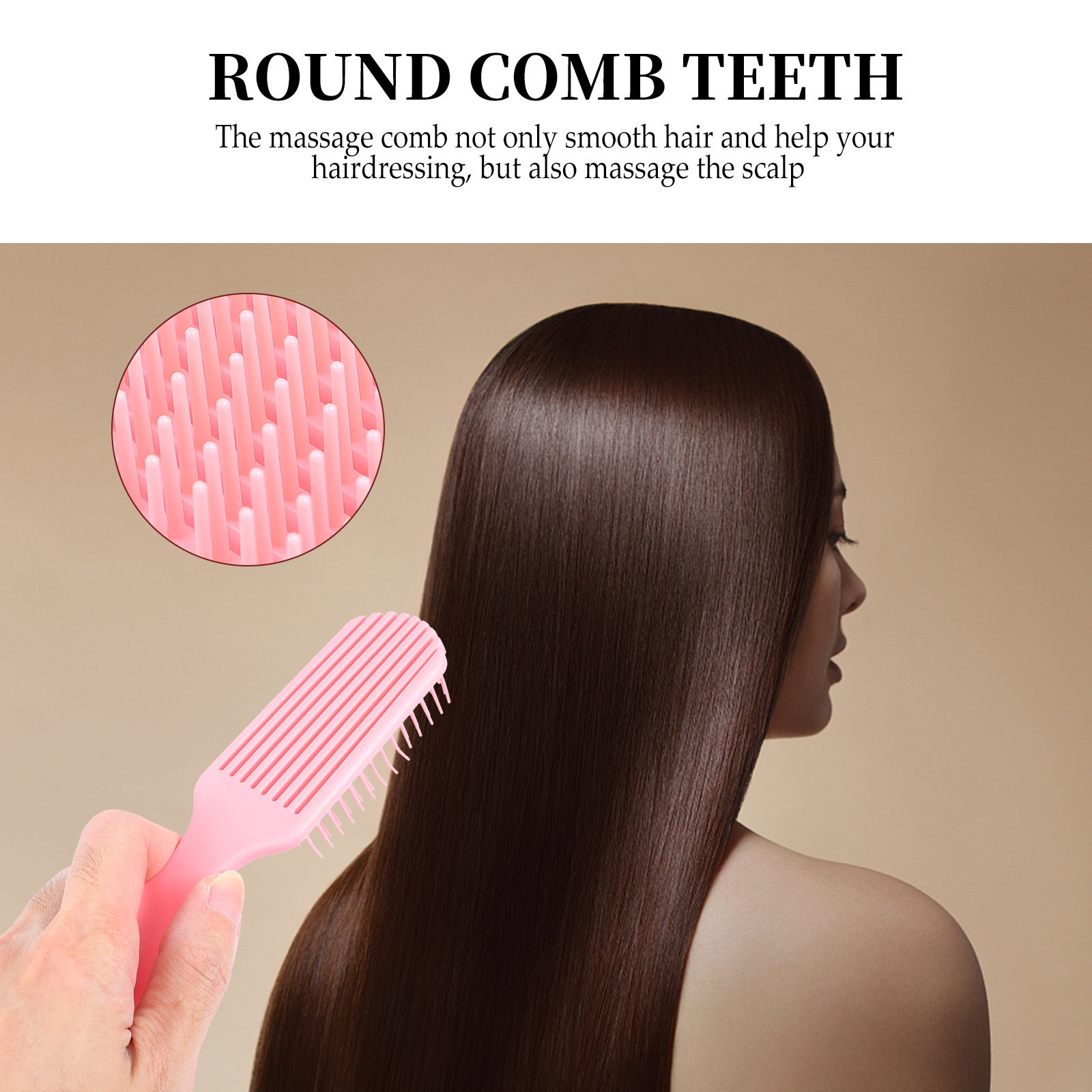 2 szt. Grzebień do masażu skór – Hair Care For Curly Dry Hair recenzja i cena