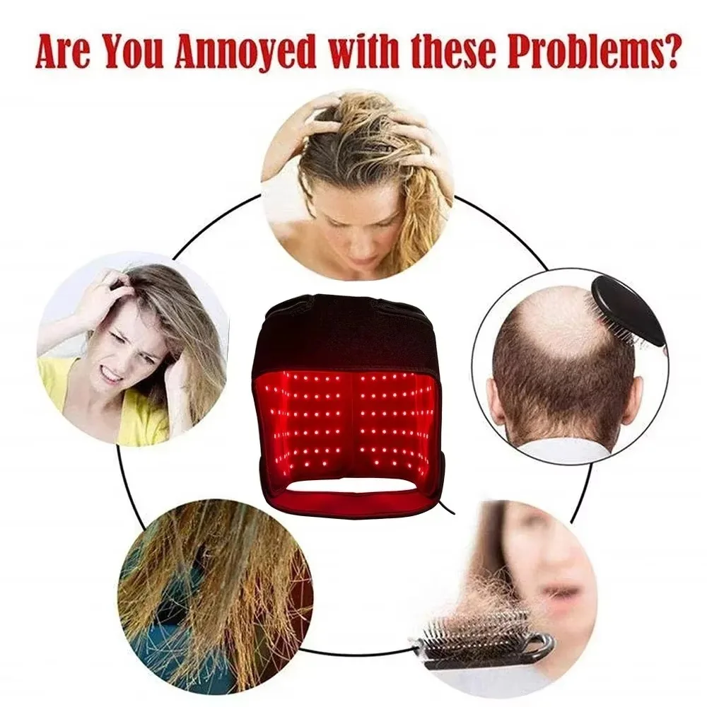 Czapka LED do terapii czerwony – Hair Care Frizzy Hair recenzja i cena